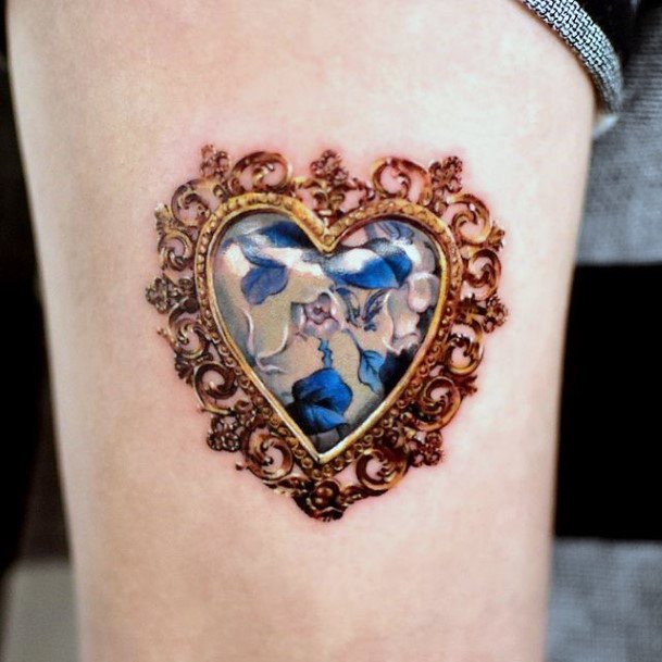 Creative Frame Tattoo Designs For Women