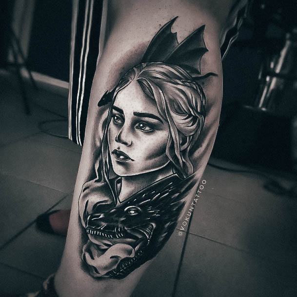 Creative Game Of Thrones Tattoo Designs For Women