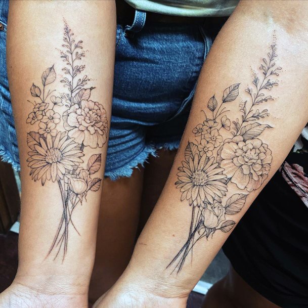 Creative Gardening Tattoo Designs For Women