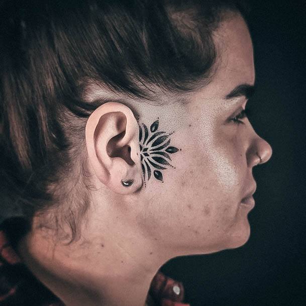 Creative Head Tattoo Designs For Women