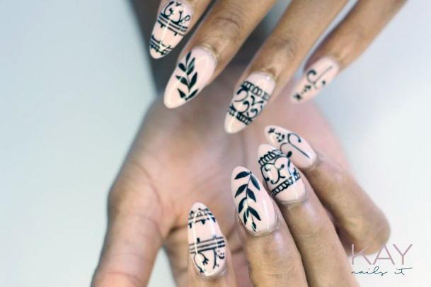 Creative Henna Nail Designs For Women