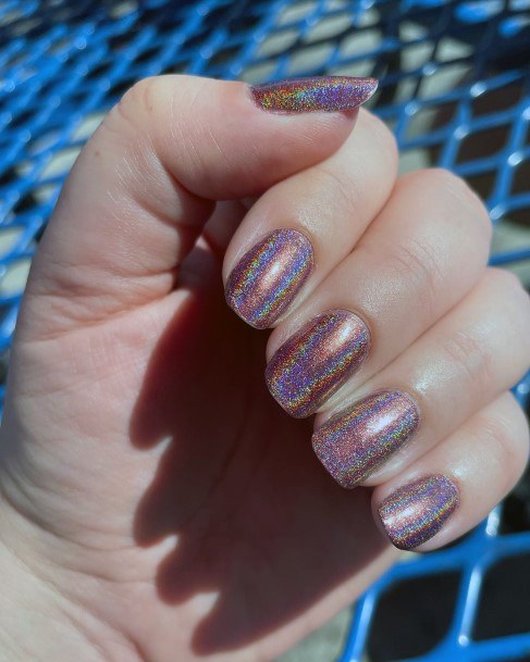 Creative Holographic Nail Designs For Women