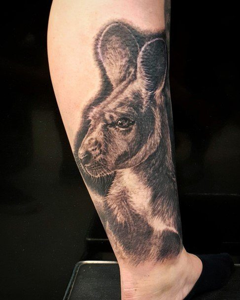 Creative Kangaroo Tattoo Designs For Women