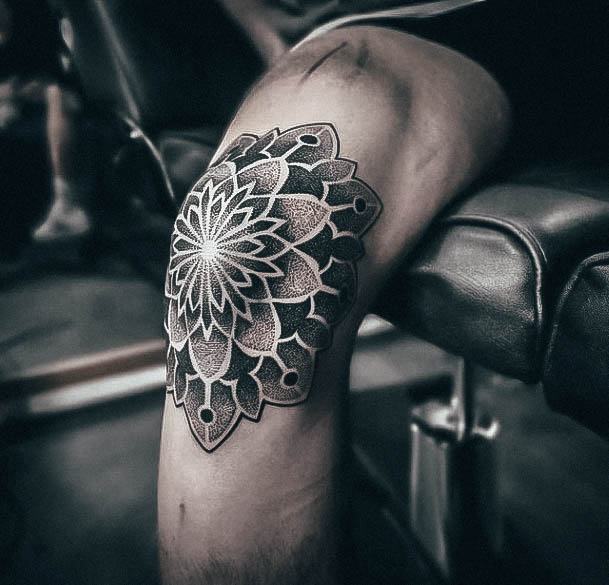 Creative Knee Tattoo Designs For Women