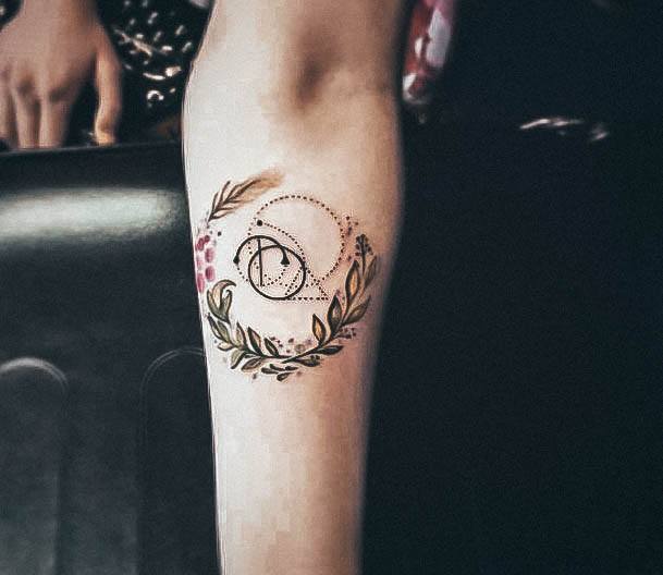 Creative Libra Tattoo Designs For Women Inner Forearm