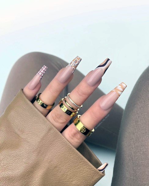 Creative Long French Nail Designs For Women