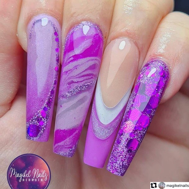 Creative Marble Nail Designs For Women