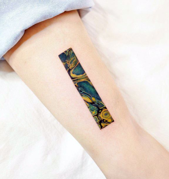 Creative Marble Tattoo Designs For Women