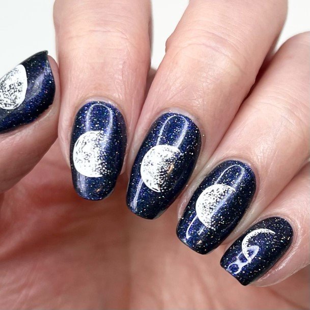 Creative New Moon Nail Designs For Women