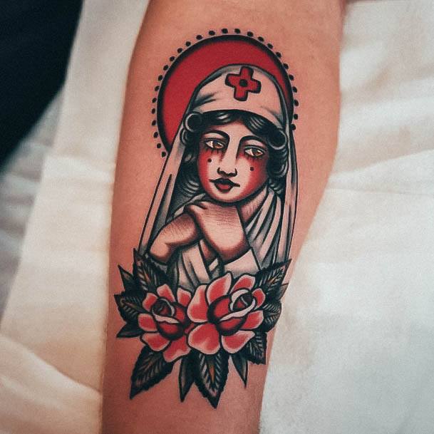 Creative Nurse Tattoo Designs For Women