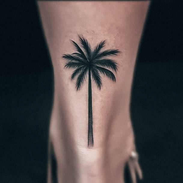 Creative Palm Tree Tattoo Designs For Women