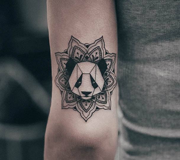 Creative Panda Tattoo Designs For Women