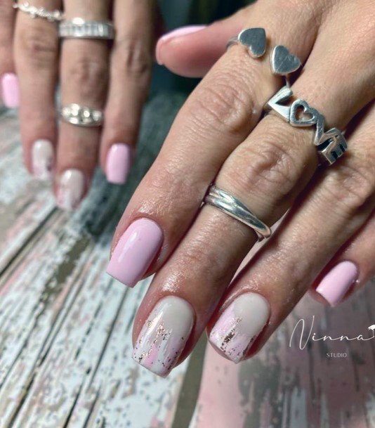 Creative Pink Dress Nail Designs For Women