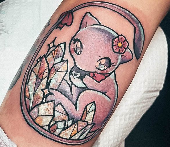 Creative Pokemon Tattoo Designs For Women