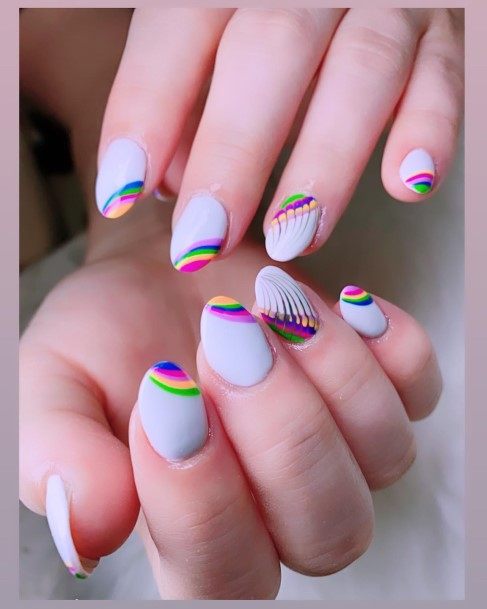 Creative Rainbow Nail Designs For Women