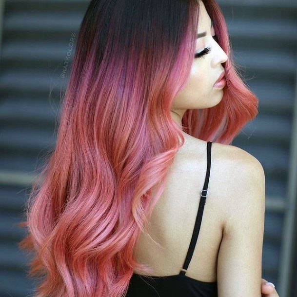 Creative Red Ombre Hairstyles Ideas For Women