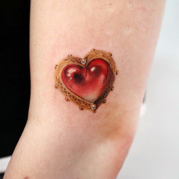Creative Ruby Tattoo Designs For Women