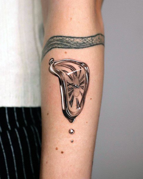 Creative Silver Tattoo Designs For Women