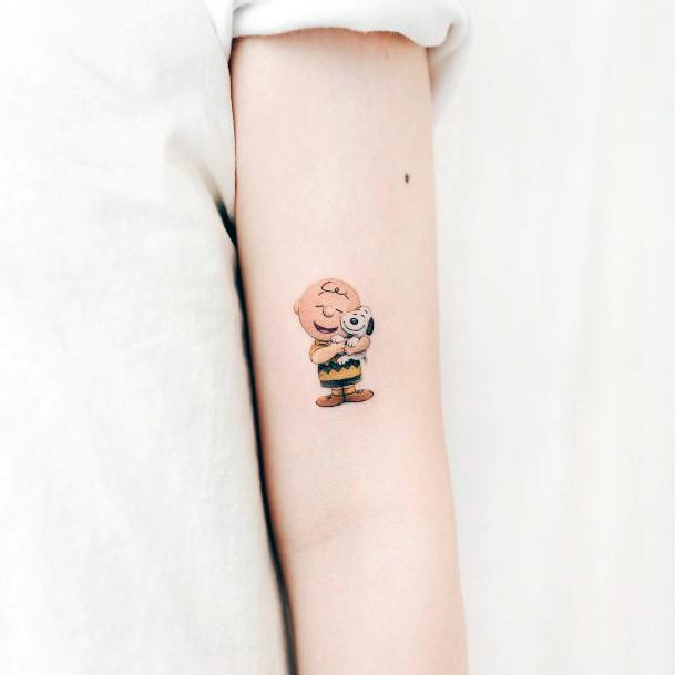 Creative Snoopy Tattoo Designs For Women