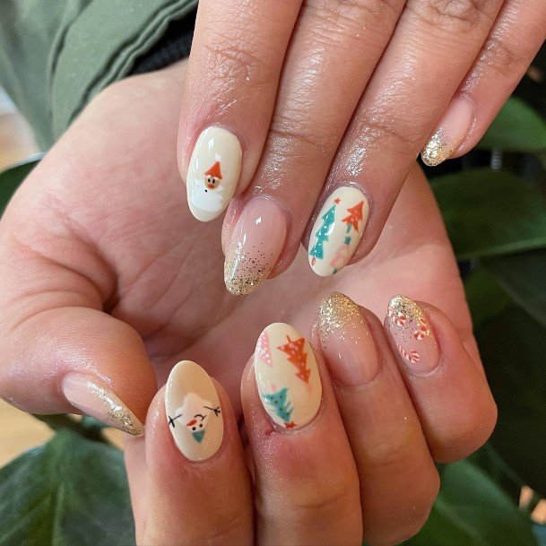 Creative Snowman Nail Designs For Women