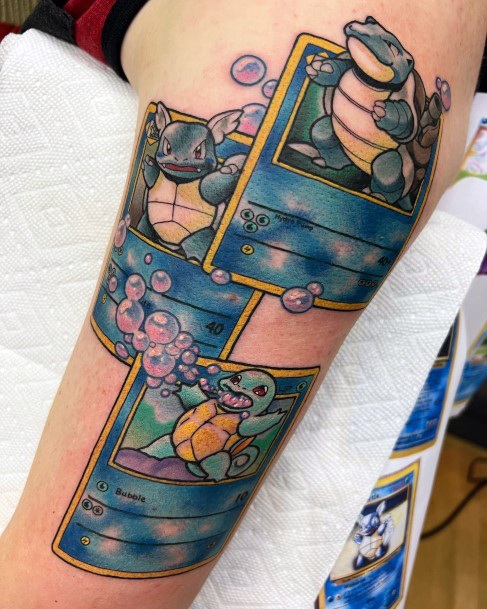 Creative Squirtle Tattoo Designs For Women