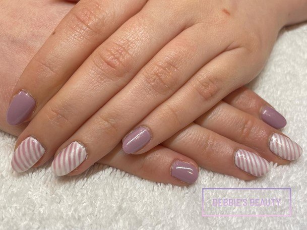 Creative Striped Nail Designs For Women