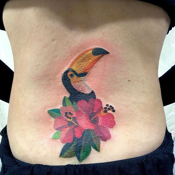 Creative Toucan Tattoo Designs For Women