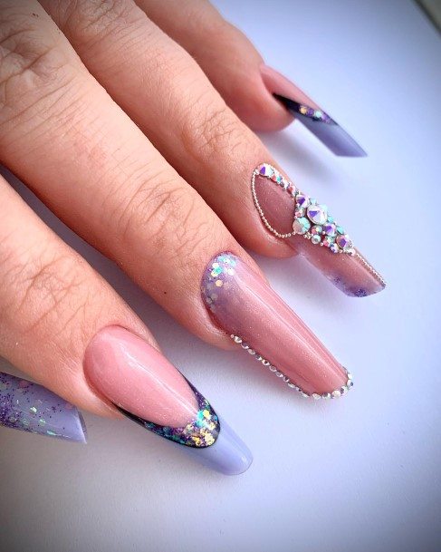 Creative Violet Nail Designs For Women