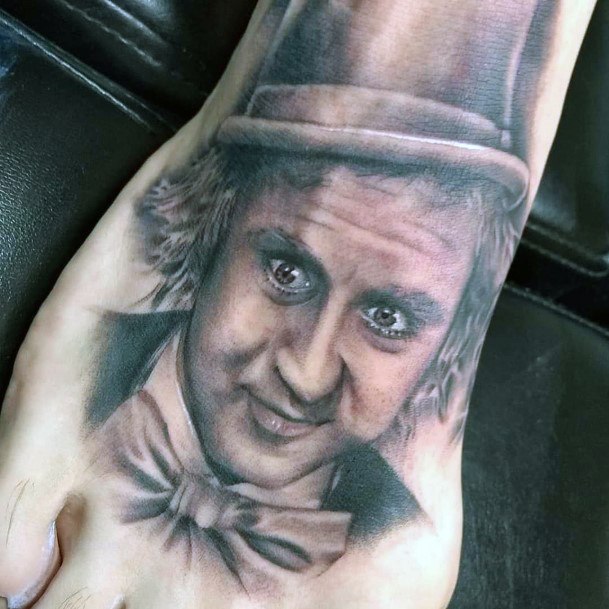 Creative Willy Wonka Tattoo Designs For Women