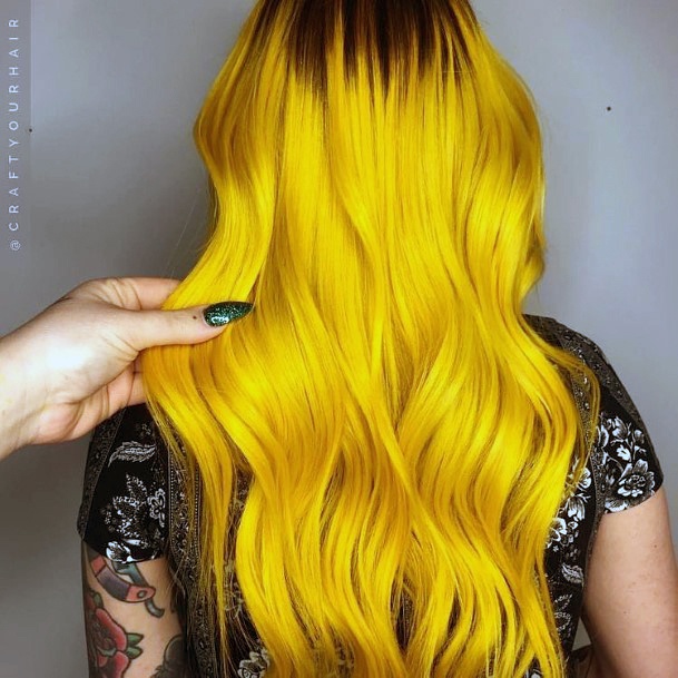 Creative Yellow Hairstyles Ideas For Women