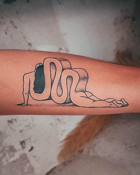 Creative Yoga Tattoo Designs For Women