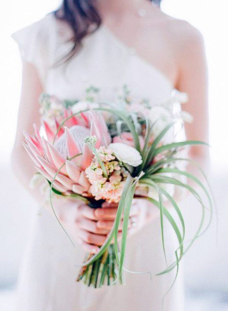 Crepe Blush Wedding Flowers