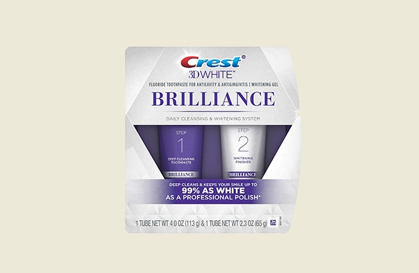 Crest 3d White Brilliance Two Step Whitening Toothpaste For Women