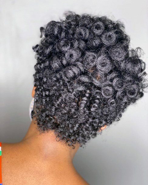 Cropped Curls Crochet Hairstyles For Black Women