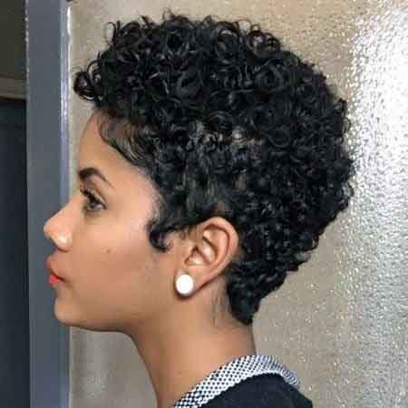 Cropped Curly Hairstyles For Black Women