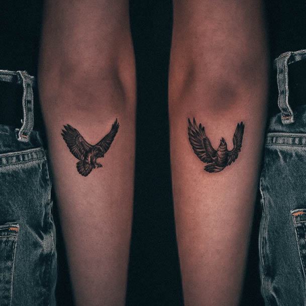 Crow Tattoos For Girls