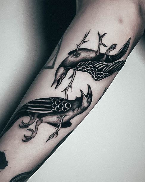 Crow Womens Tattoo Ideas