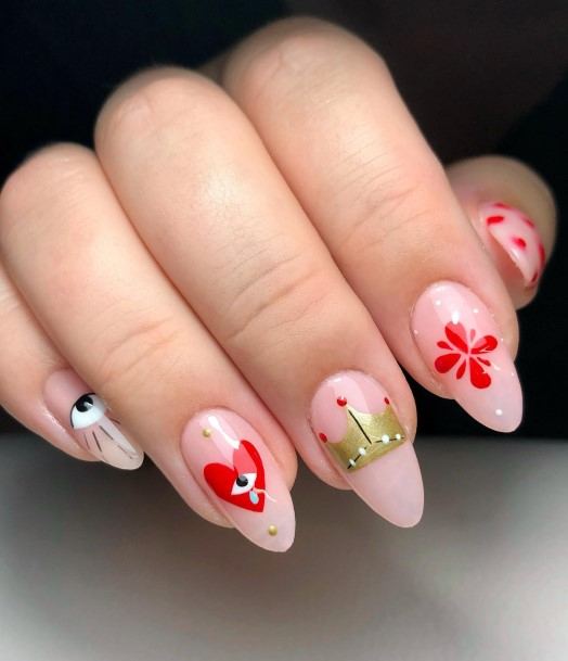 Crown Female Nail Designs