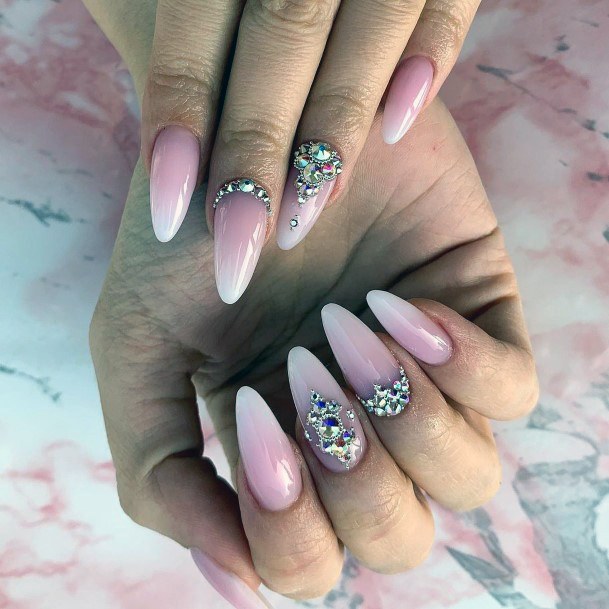 Crystals Female Nail Designs