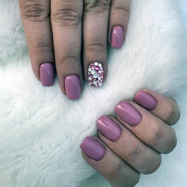 Crystals Nail Design Inspiration For Women
