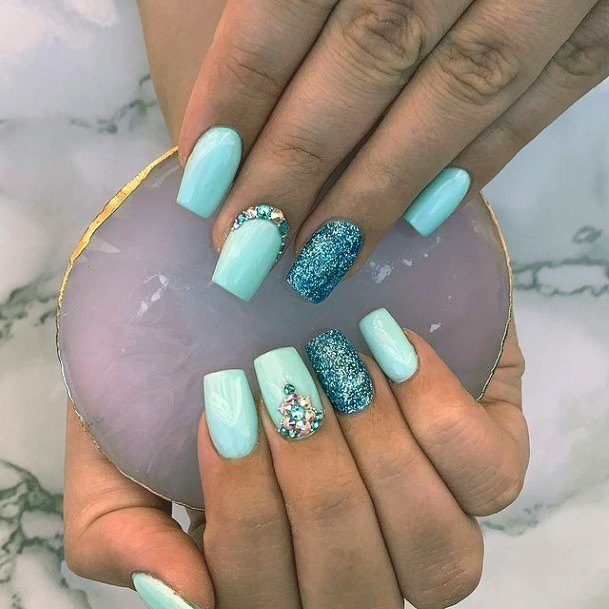 Crystals Womens Nails