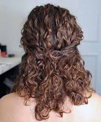 Curly Brown Hair Styles Women