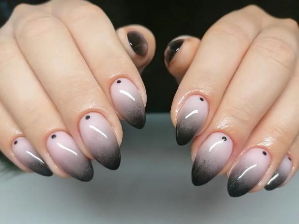 Cute Black Ombre Nail Designs For Women