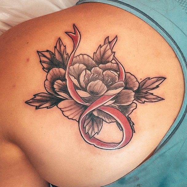 Cute Breast Cancer Tattoo Designs For Women