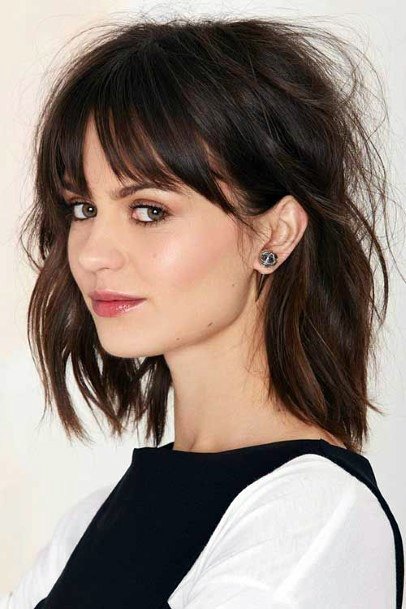 Top 50 Best Fringe Hairstyle Ideas For Women - Striking Showcase Bangs