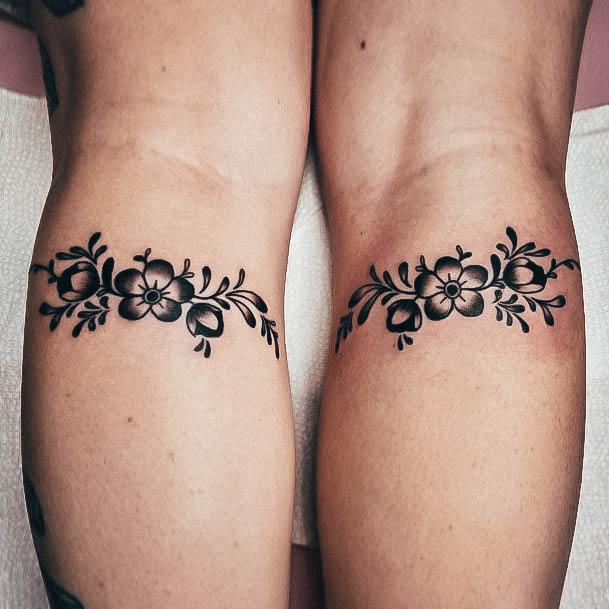 Cute Calf Tattoo Designs For Women