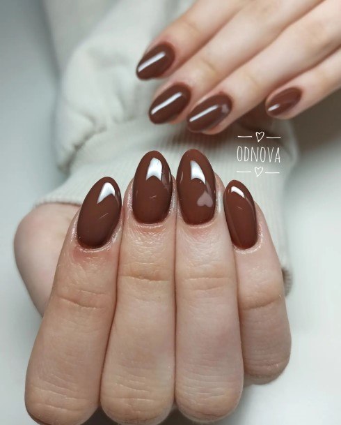 Cute Chocolate Nail Designs For Women