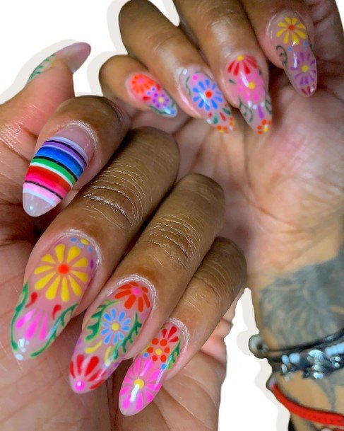 Cute Cinco De Mayo Nail Designs For Women