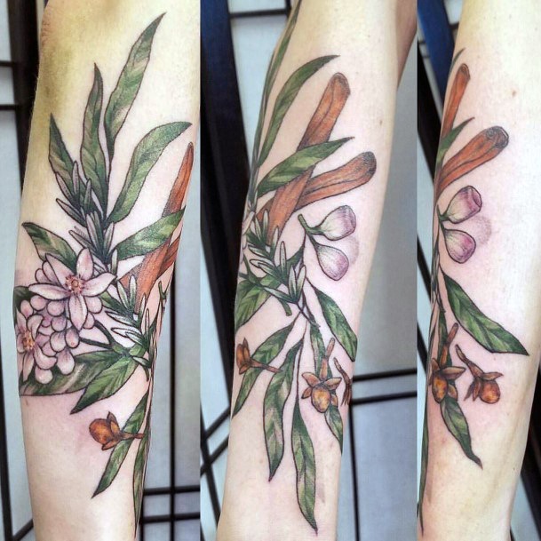 Cute Cinnamon Tattoo Designs For Women