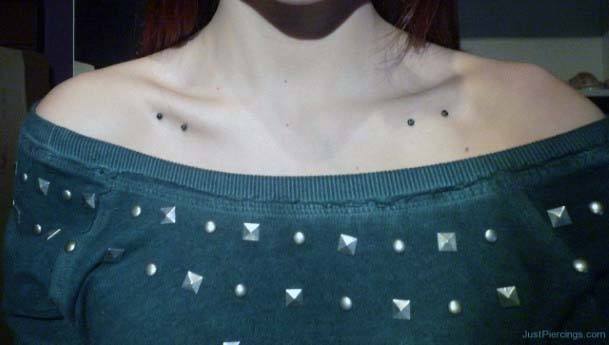 Cute Classy Double Collar Bone Scoop Cool Piercing Ideas For Girls